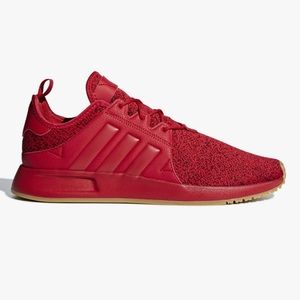 Adidas X_plr in Scarlet and Gum